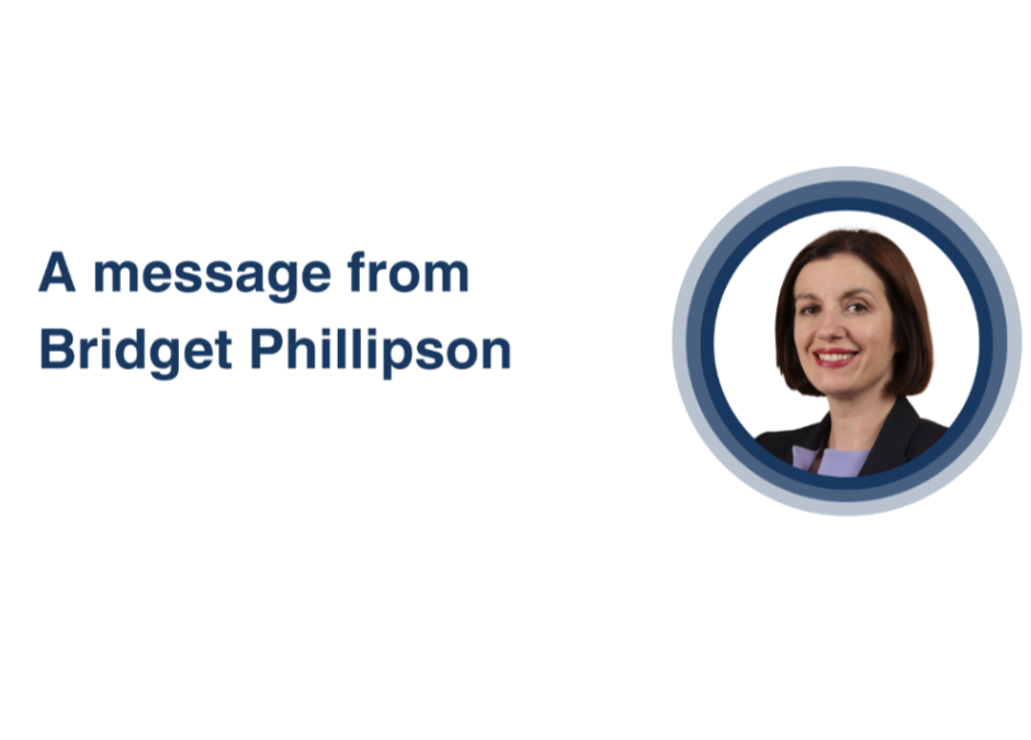 A message from Bridget Phillipson